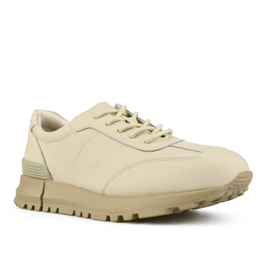adidași damă piele naturală bej 1