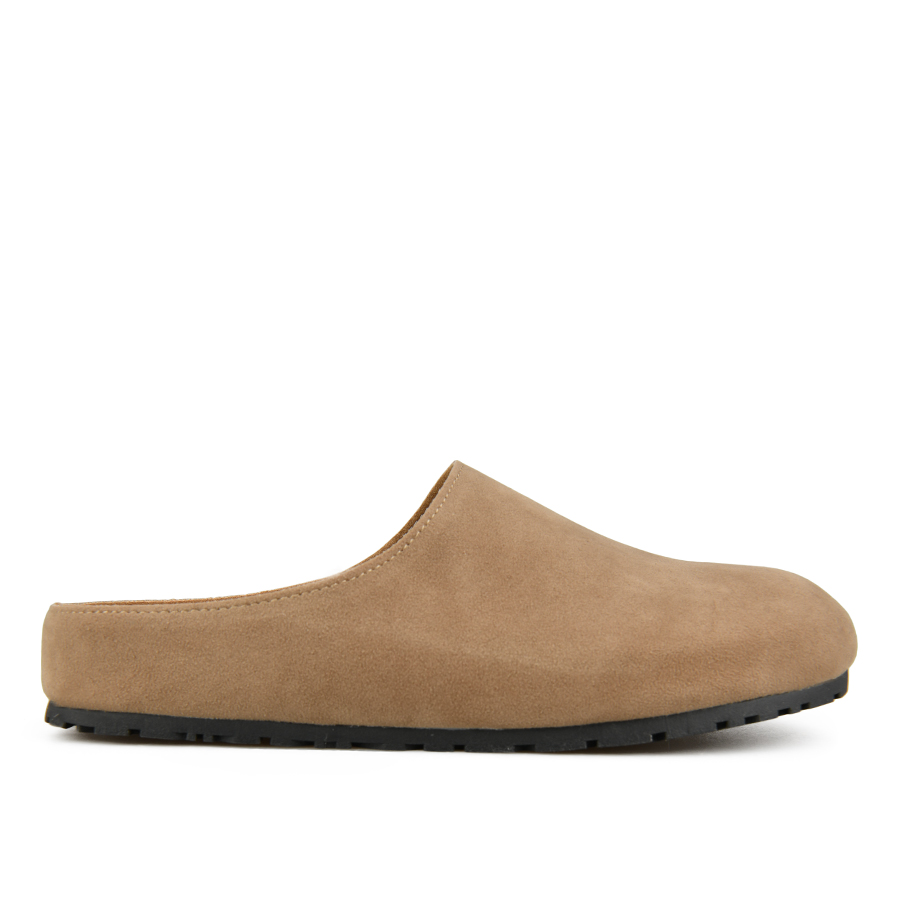 γυναικεία παντόφλες οικολογικό δέρμα ανοιχτό καφέ 0