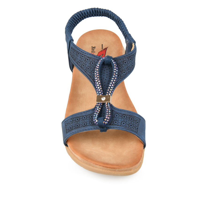 γυναικεία σανδάλια οικολογικό δέρμα μπλε 1