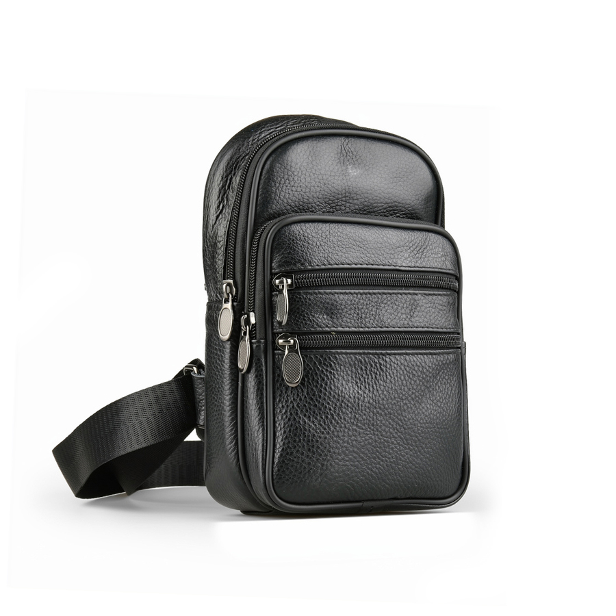 geantă bărbați piele naturală negru 0