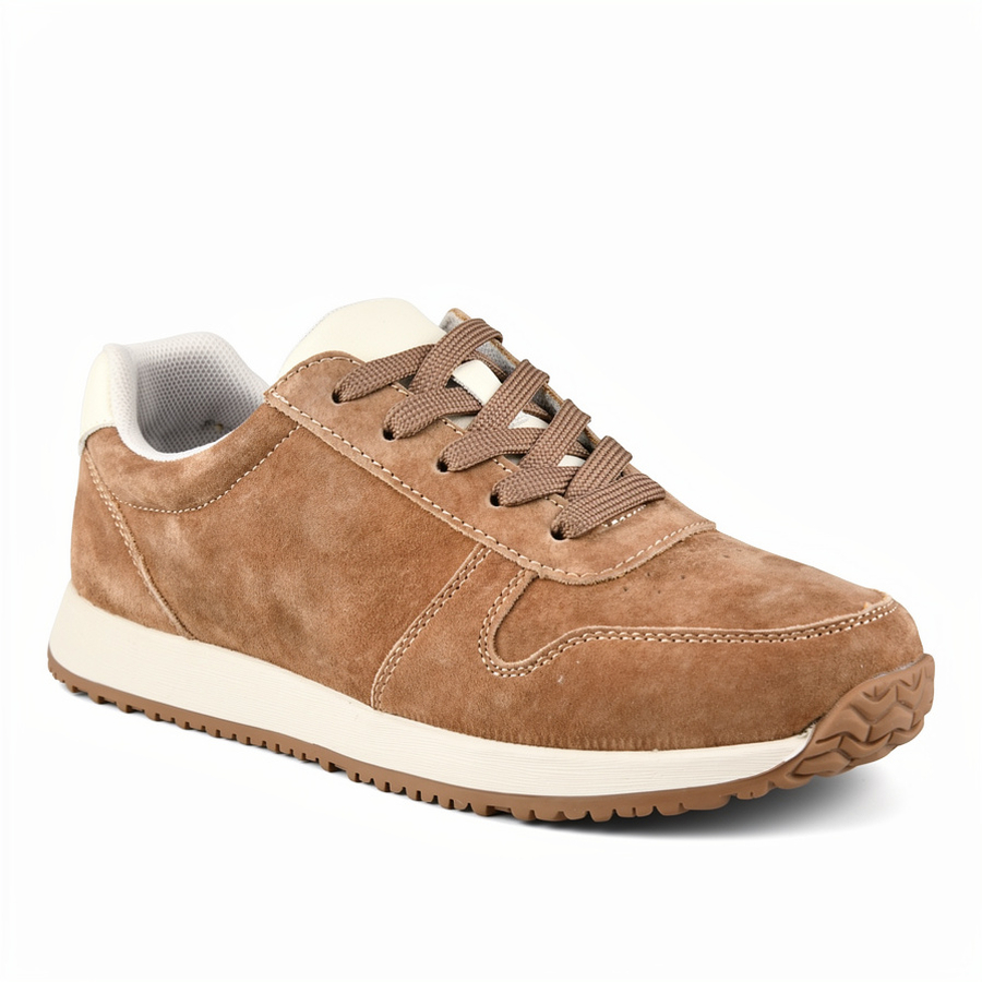 adidași damă piele naturală maro deschis 0