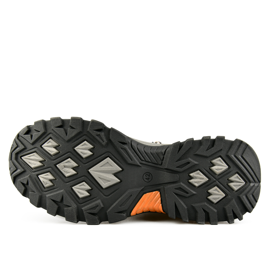 botine bărbați piele ecologică/textil gri 4