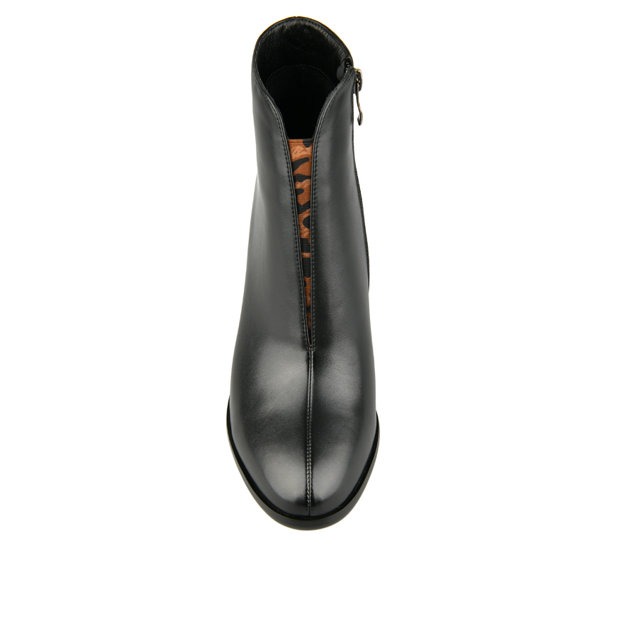 botine damă piele ecologică negru 2