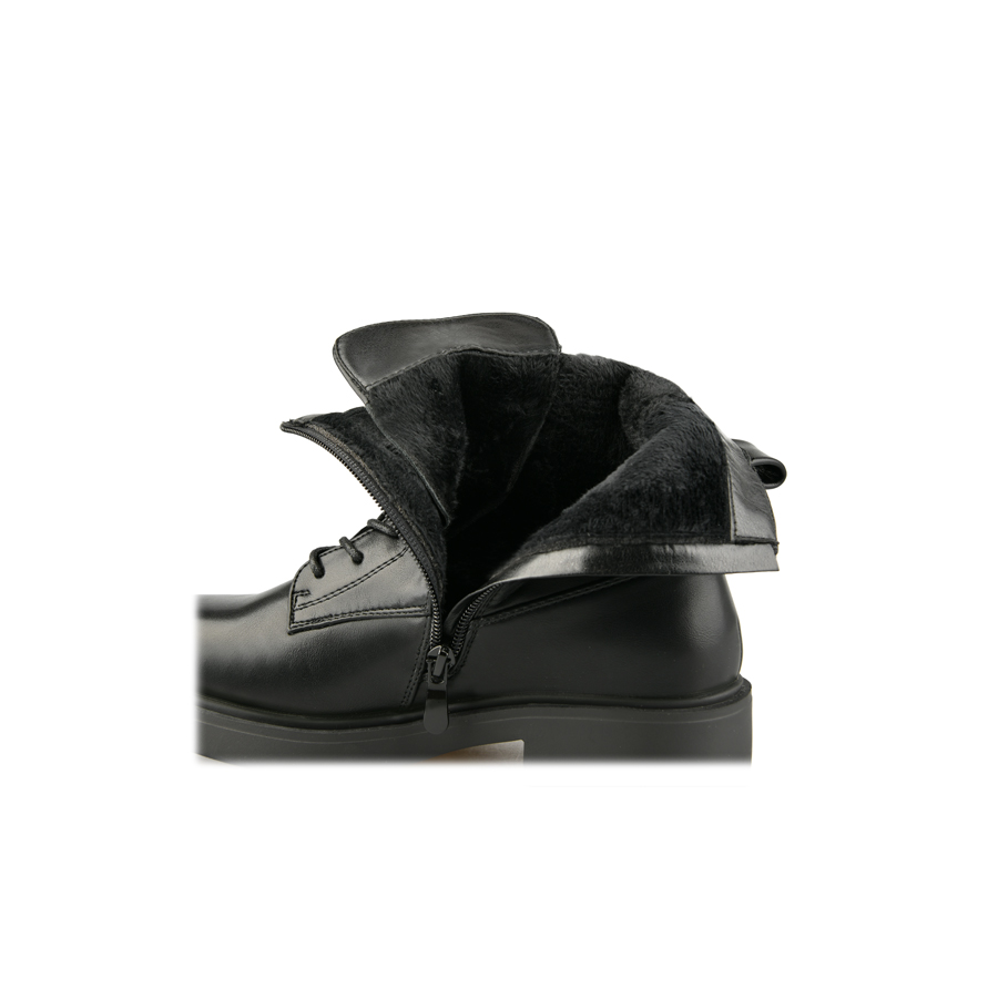 botine damă piele ecologică negru 5