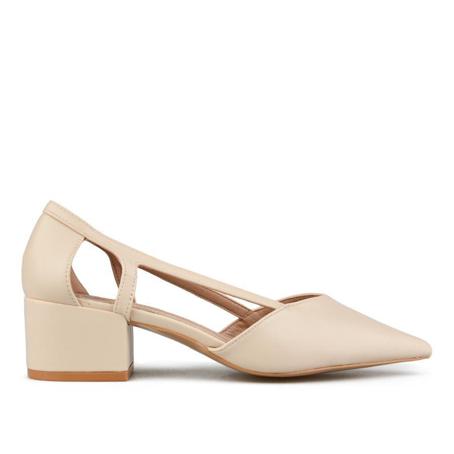 γυναικεία παπούτσια οικολογικό δέρμα μπεζ 0