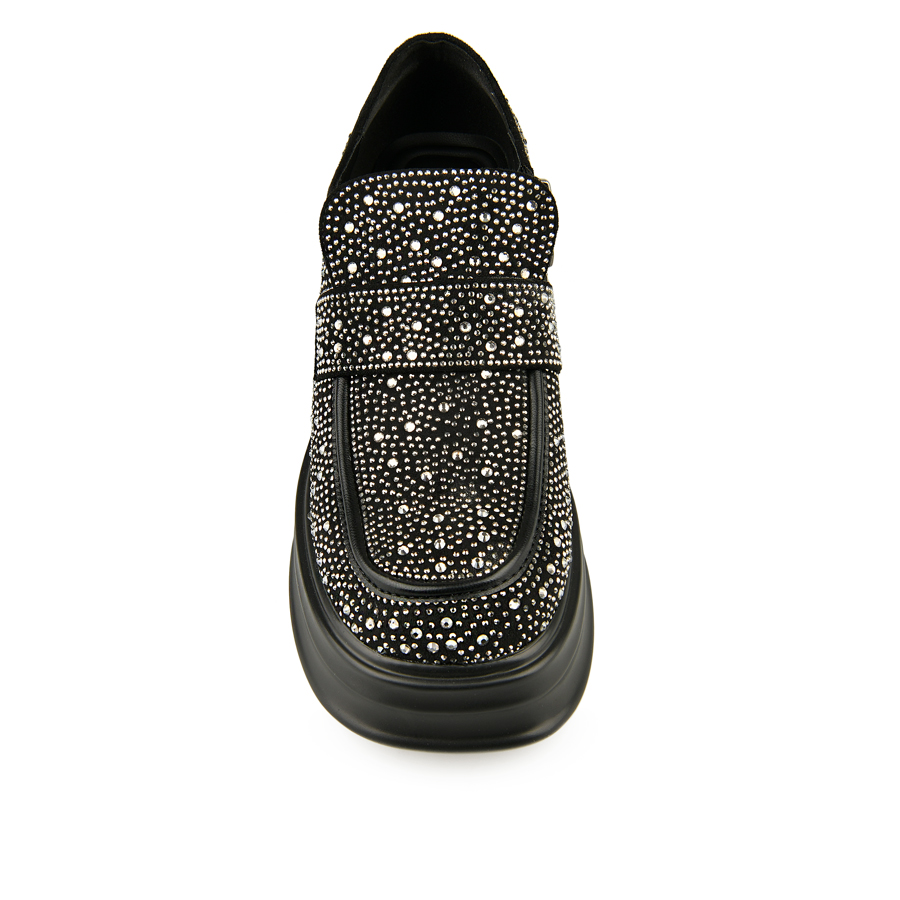 γυναικεία παπούτσια οικολογικό δέρμα μαύρο 1