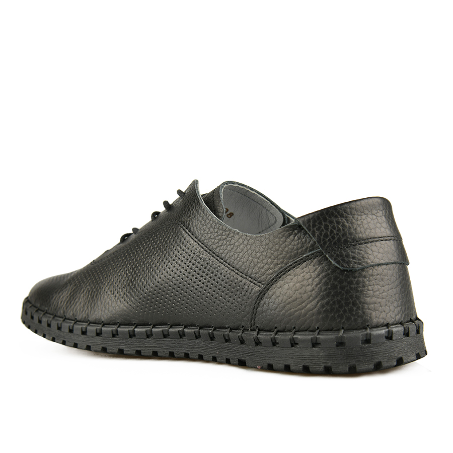 мъжки обувки естествена кожа черни 3