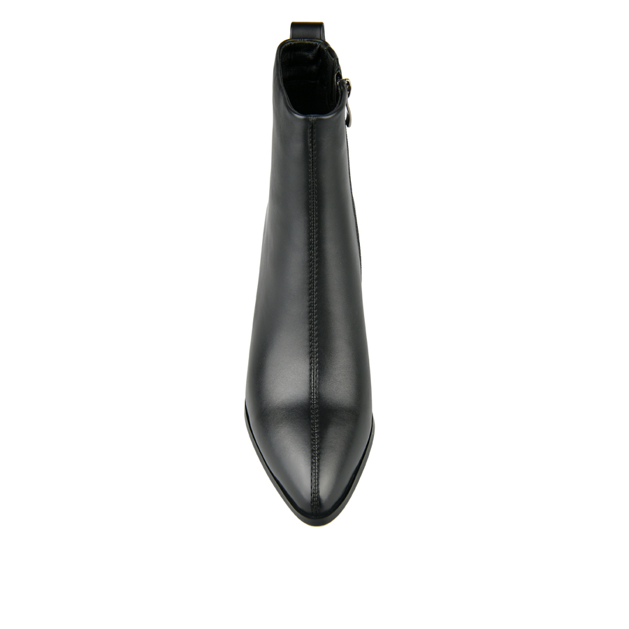botine damă piele ecologică negru 2