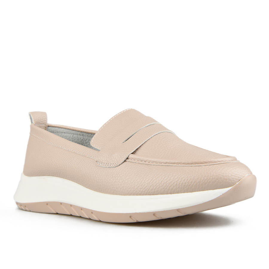 дамски обувки еко кожа светло бежови 1