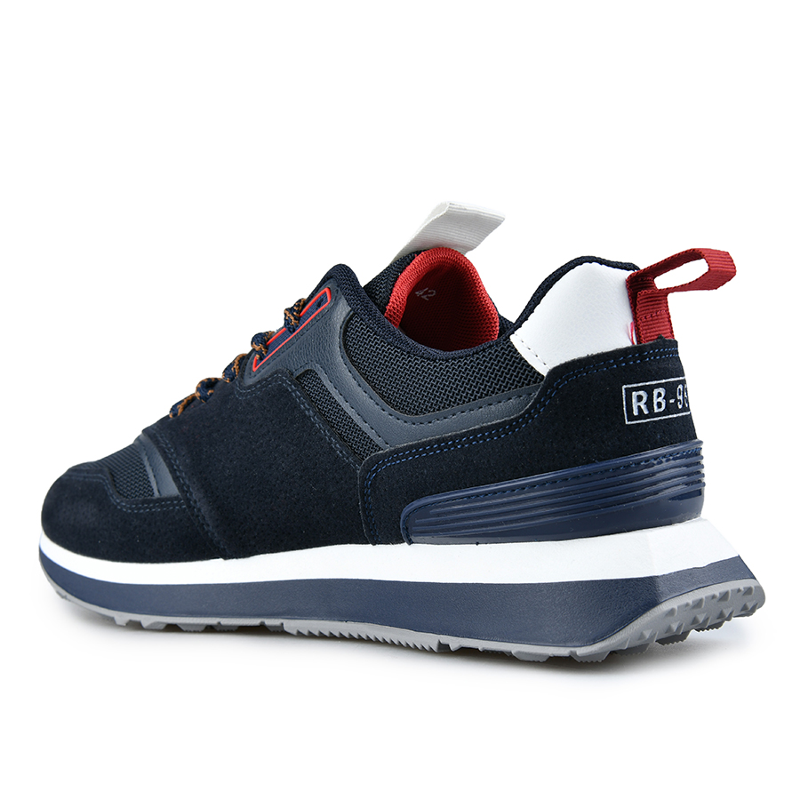 ανδρικά αθλητικά παπούτσια ύφασμα/οικολογικό δέρμα μπλε 3