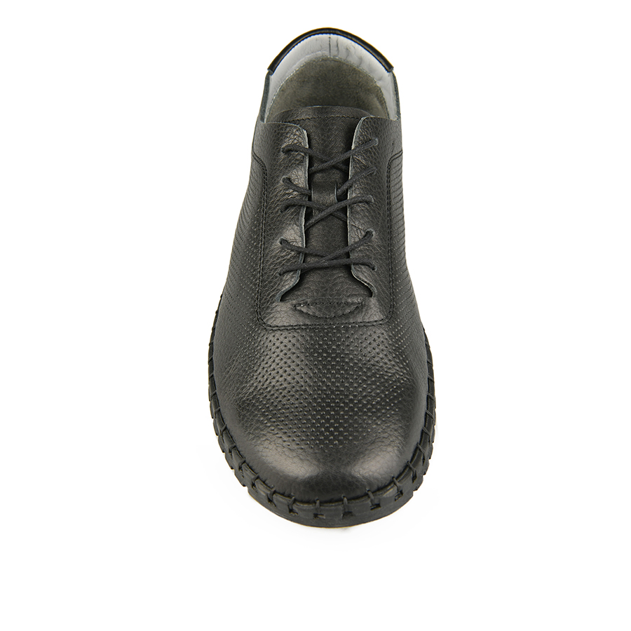 мъжки обувки естествена кожа черни 2