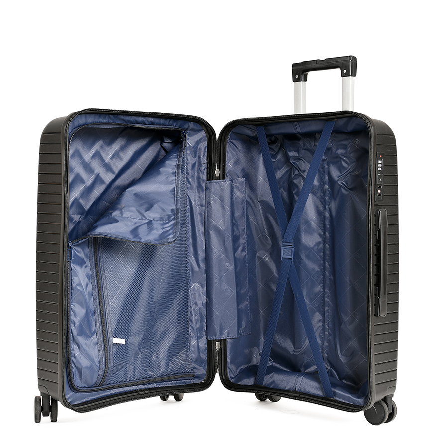 μεσαίο bαλίτσα πολυπροπυλένιο μαύρο 4