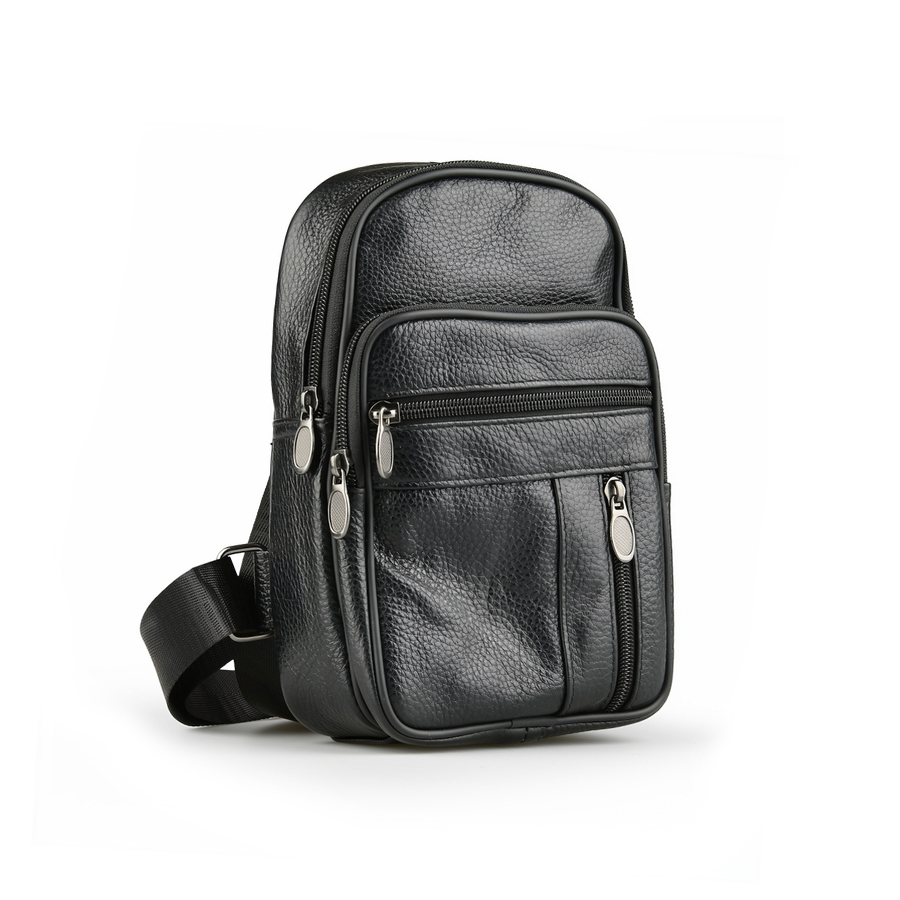 geantă bărbați piele naturală negru 0