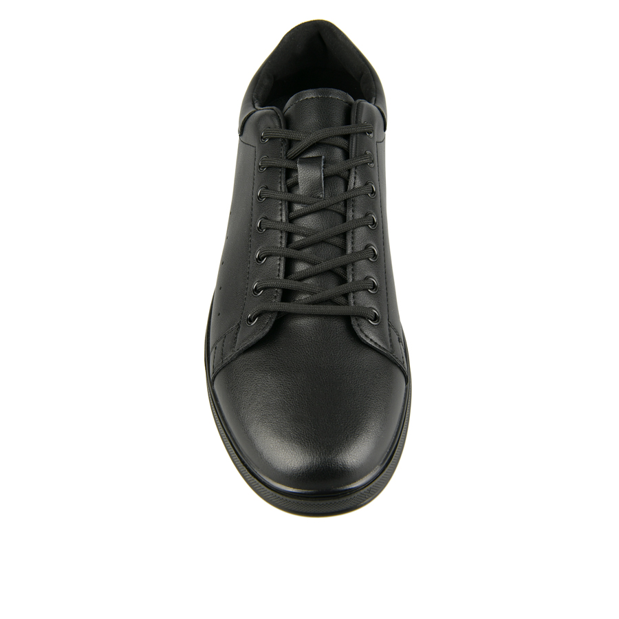 ανδρικά παπούτσια φυσικό δέρμα μαύρο 1