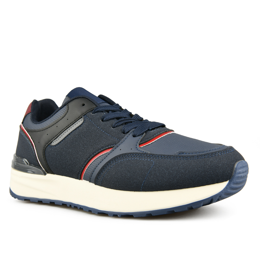 ανδρικά sneakers οικολογικό δέρμα σκούρο μπλε 1
