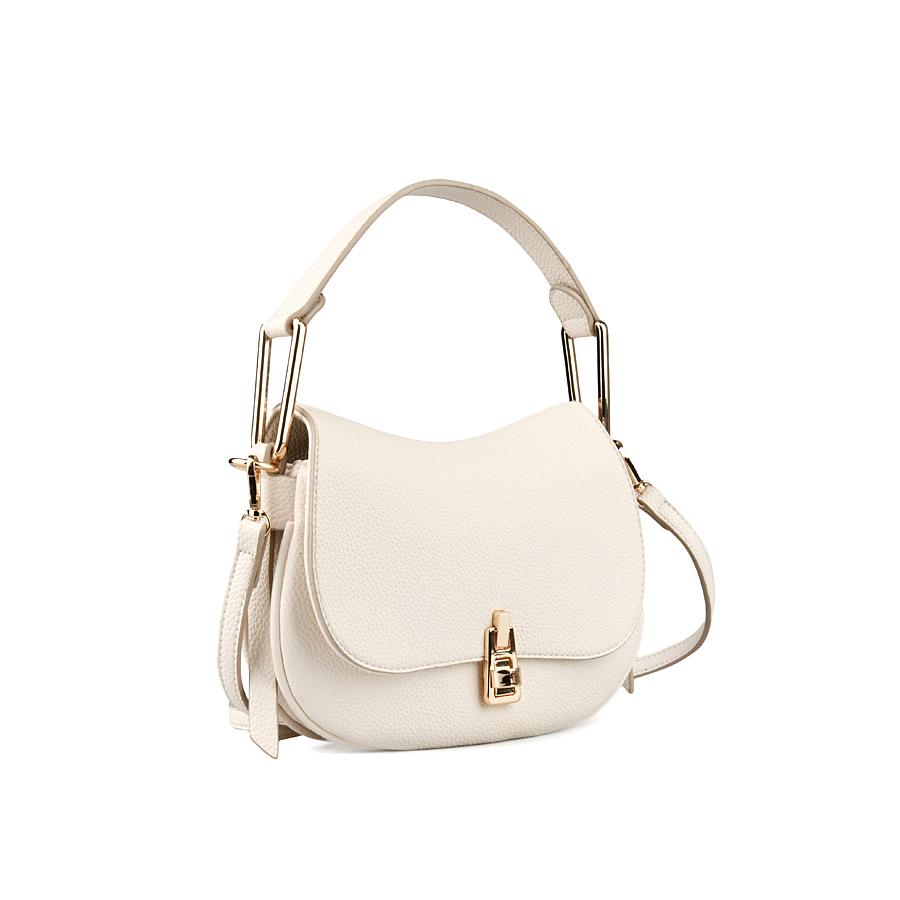 дамска чанта еко кожа бежова 0