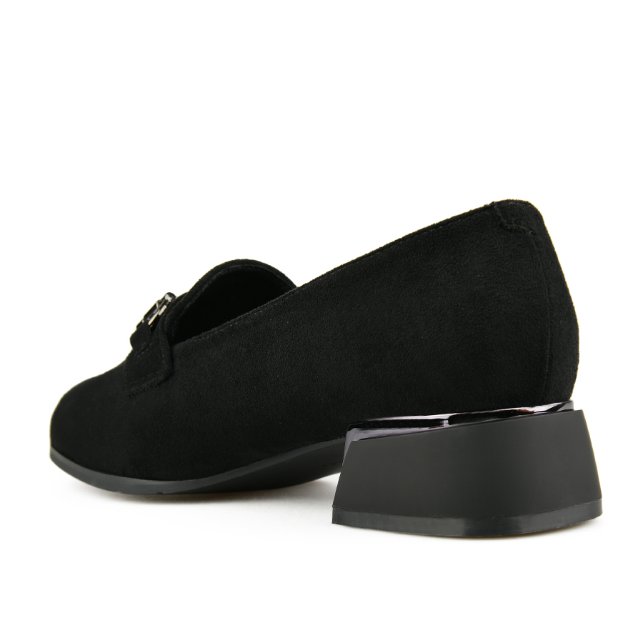 pantofi damă textil negru 3