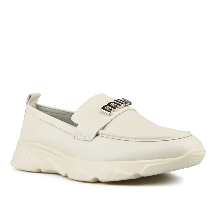 дамски обувки еко кожа бежови 1