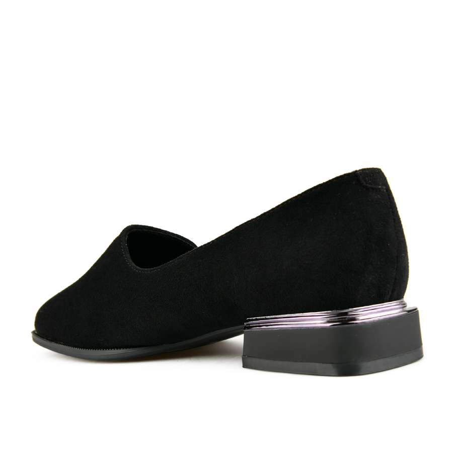pantofi damă textil negru 3