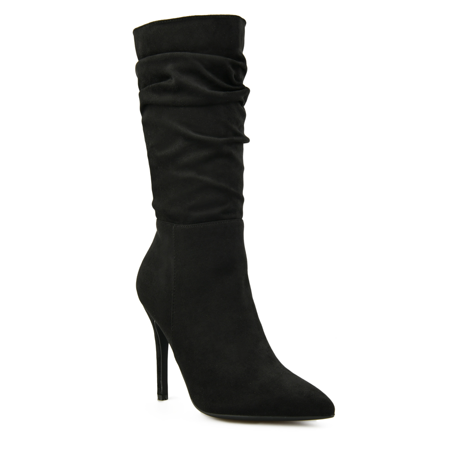 cizme damă textil negru 1