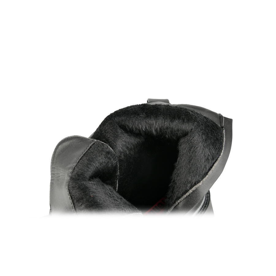 botine damă piele ecologică negru 5