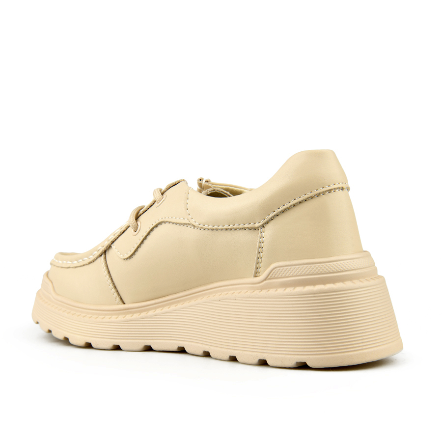 γυναικεία παπούτσια φυσικό δέρμα μπεζ 3