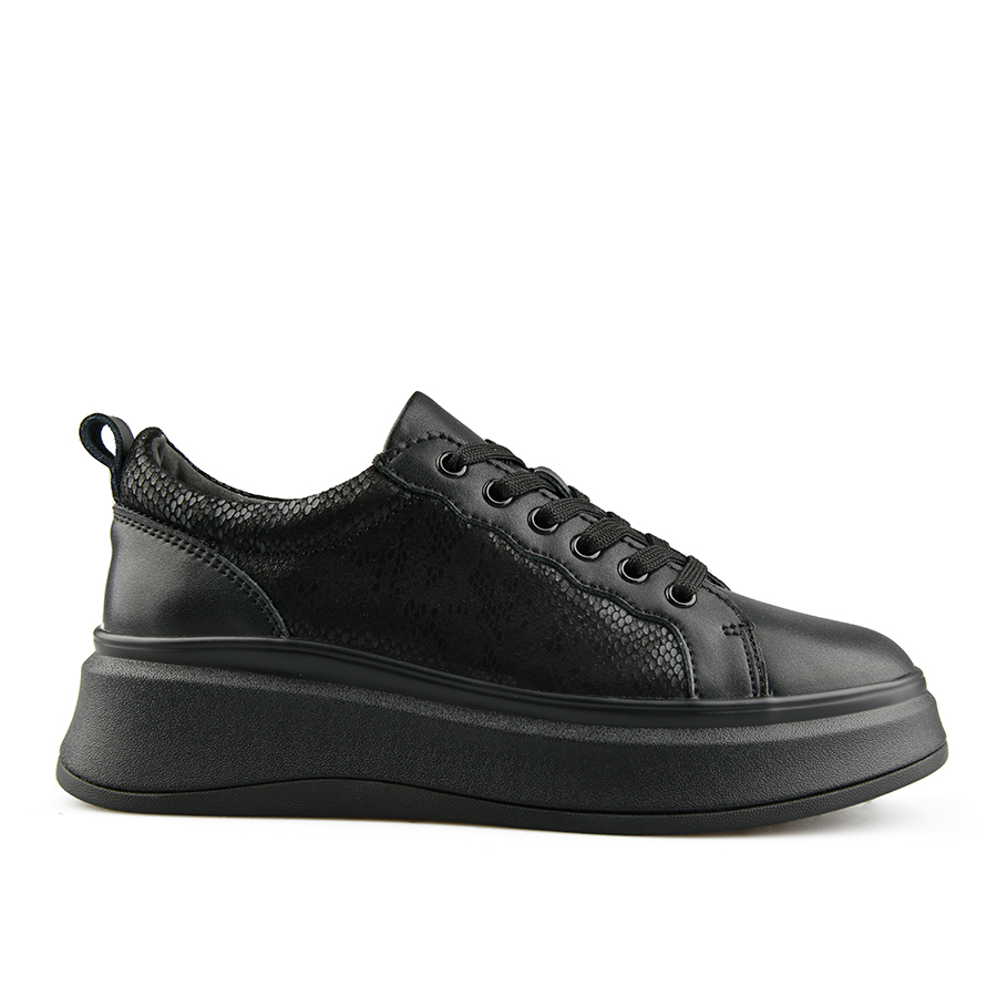 γυναικεία παπούτσια φυσικό δέρμα μαύρο 0