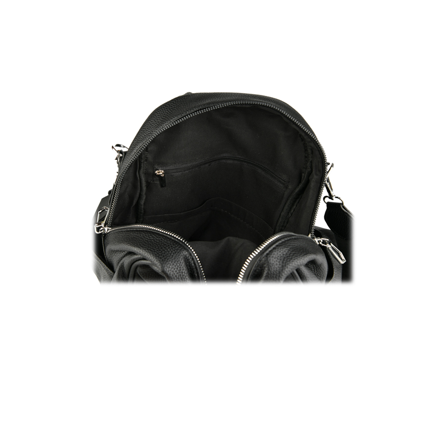 rucsac damă piele ecologică negru 2