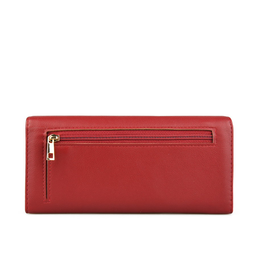 γυναικείο πορτοφόλι οικολογικό δέρμα κόκκινο 1