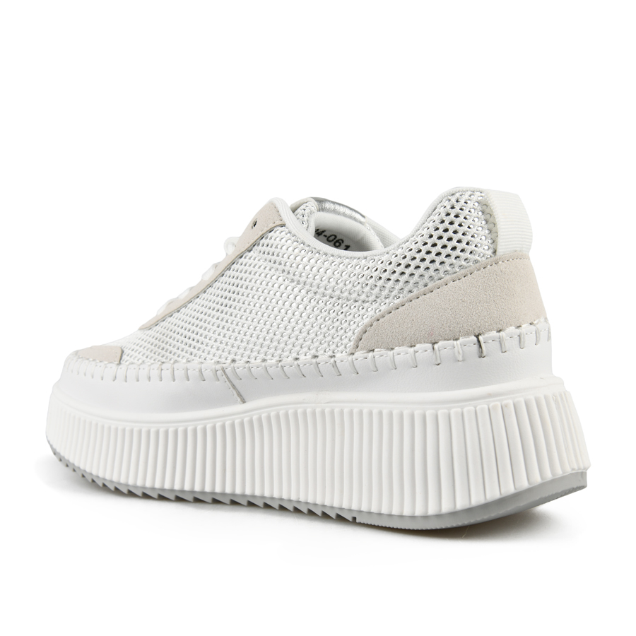 дамски обувки текстил бели 3