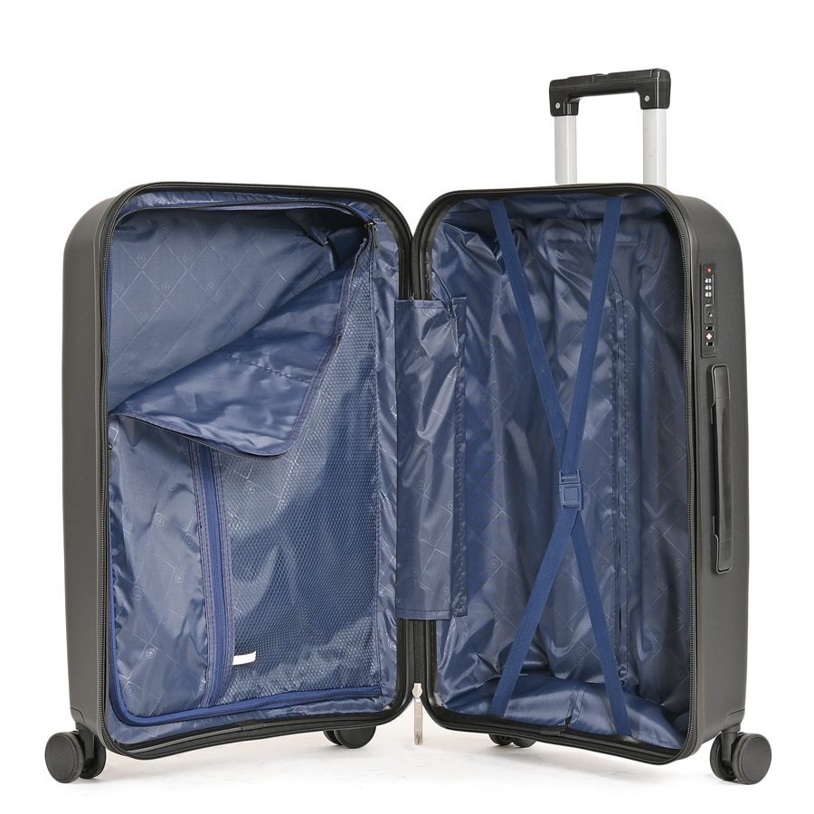 μεσαίο bαλίτσα πολυπροπυλένιο μαύρο 4