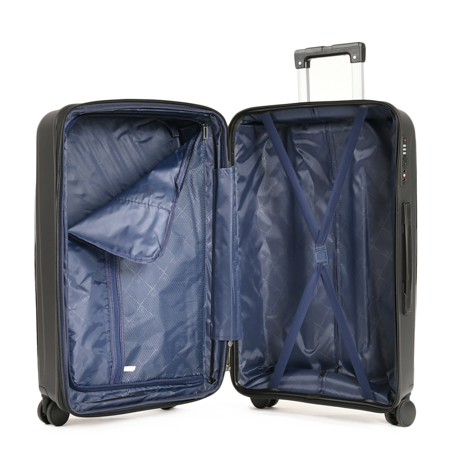 μεσαίο bαλίτσα πολυπροπυλένιο μαύρο 4