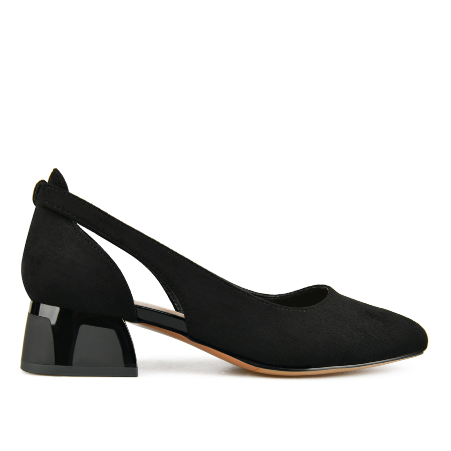 γυναικεία παπούτσια ύφασμα μαύρο 0