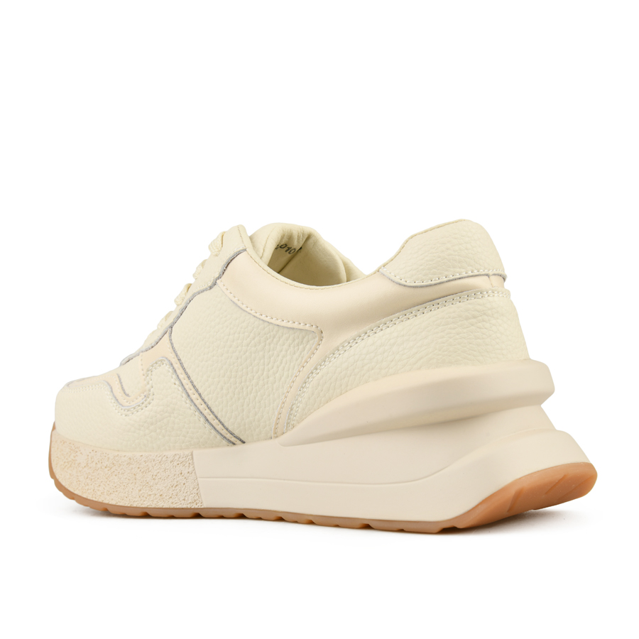 γυναικεία παπούτσια φυσικό δέρμα μπεζ 3