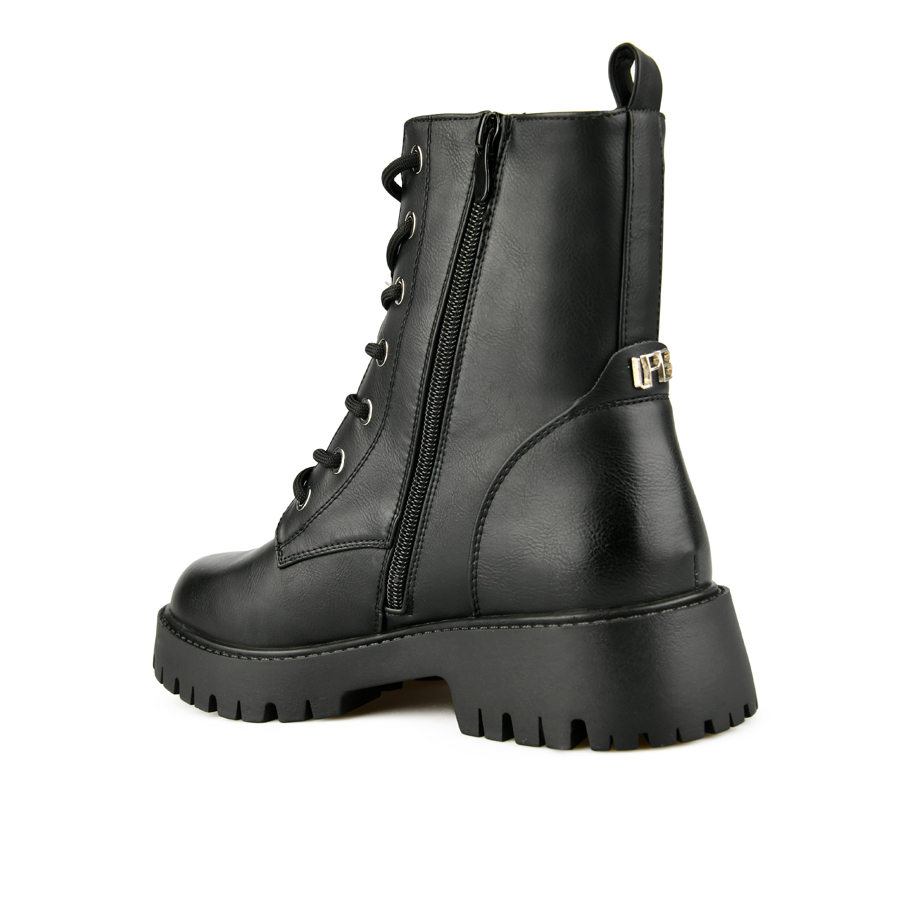 γυναικεία μποτάκια οικολογικό δέρμα μαύρο 3