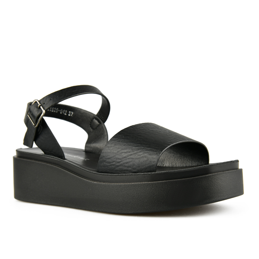 sandale damă piele ecologică negru 1