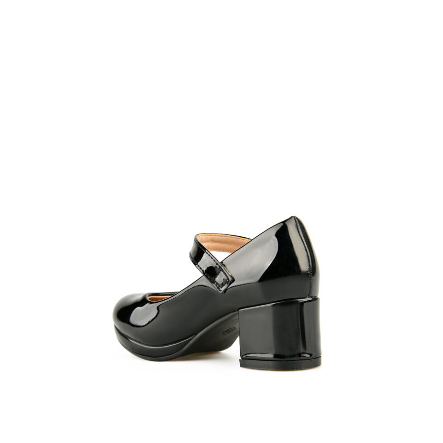 παιδικά παπούτσια οικολογικό δέρμα μαύρο 3