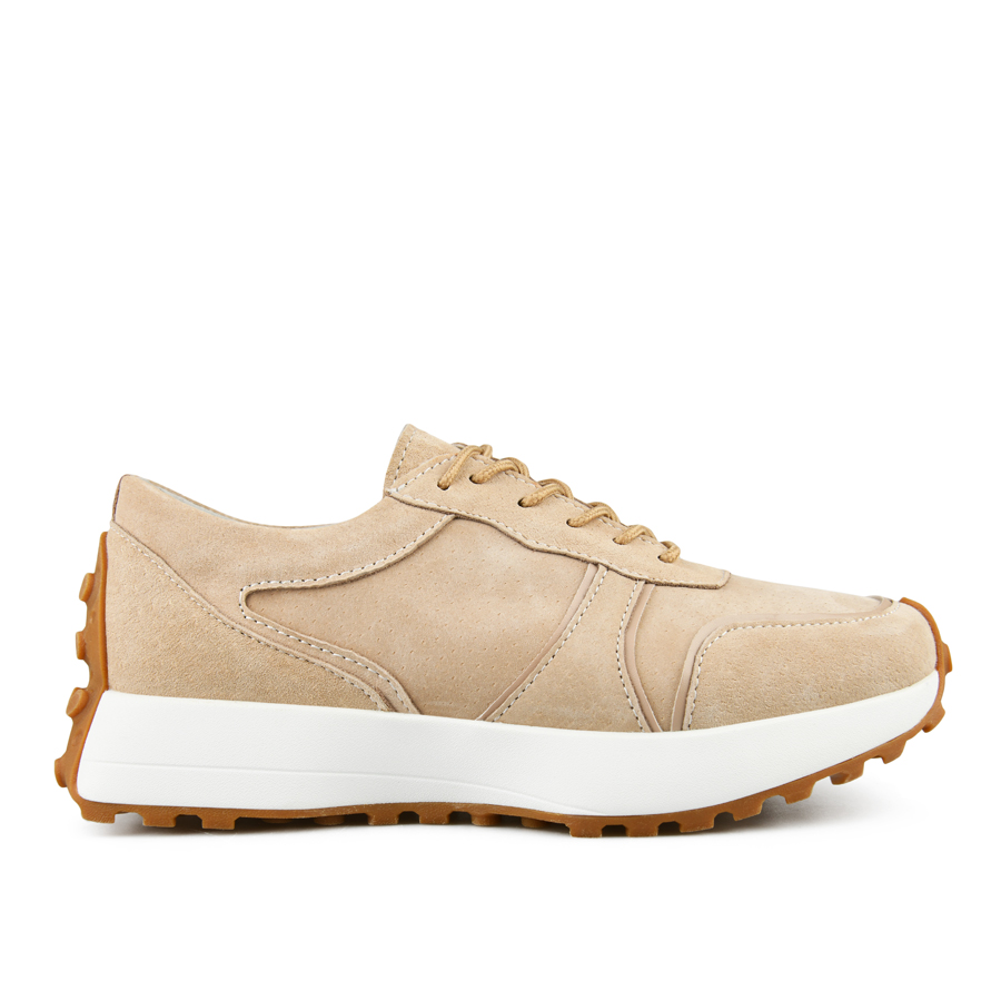 γυναικεία παπούτσια φυσικό δέρμα μπεζ 2