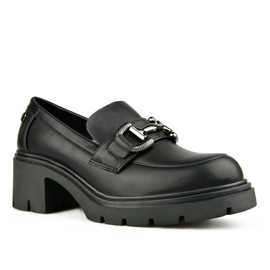 γυναικεία παπούτσια οικολογικό δέρμα μαύρο 2