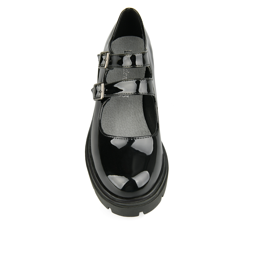 γυναικεία παπούτσια οικολογικό δέρμα μαύρο 1