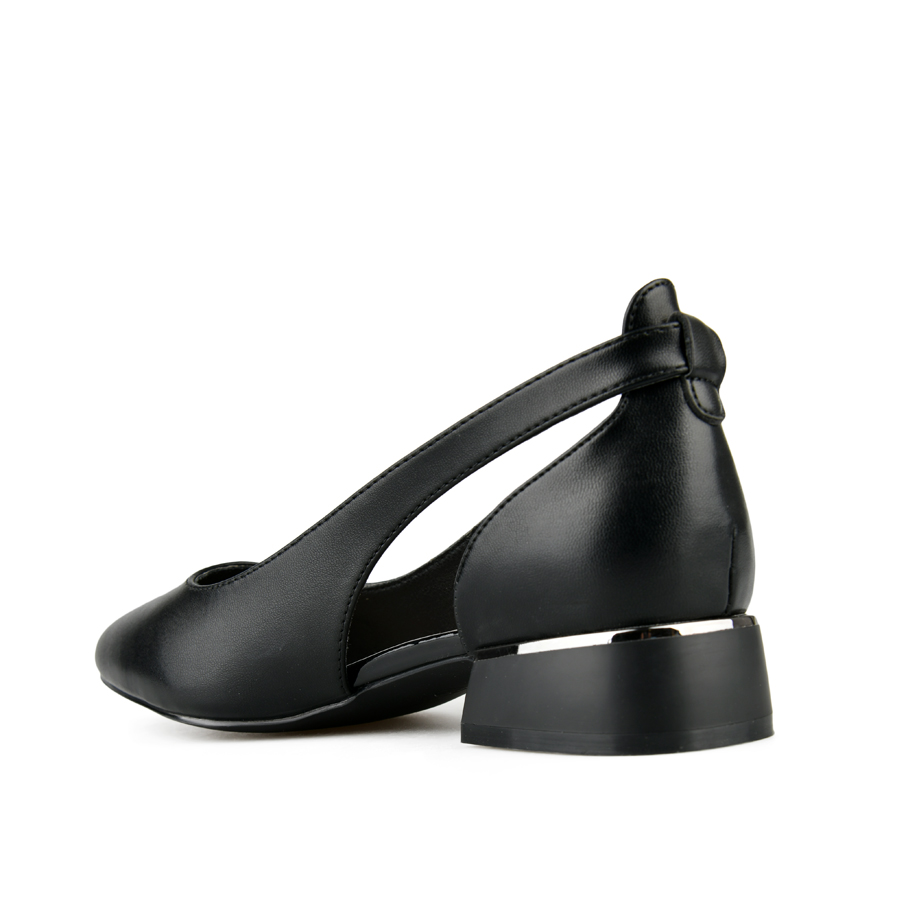 γυναικεία παπούτσια οικολογικό δέρμα μαύρο 3