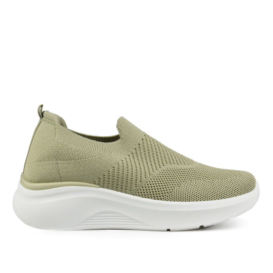 γυναικεία αθλητικά παπούτσια ύφασμα πράσινα 0