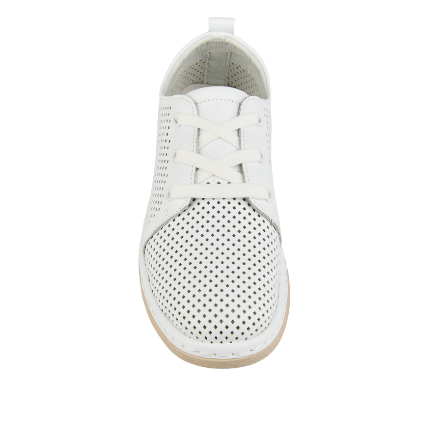 дамски обувки естествена кожа бели 1