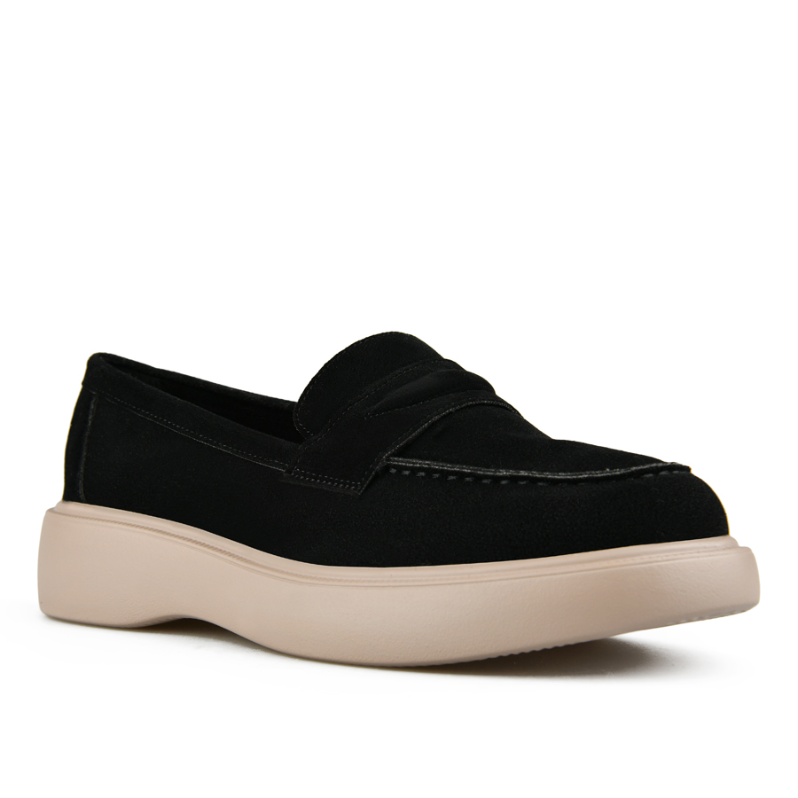 γυναικεία παπούτσια ύφασμα μαύρο 1