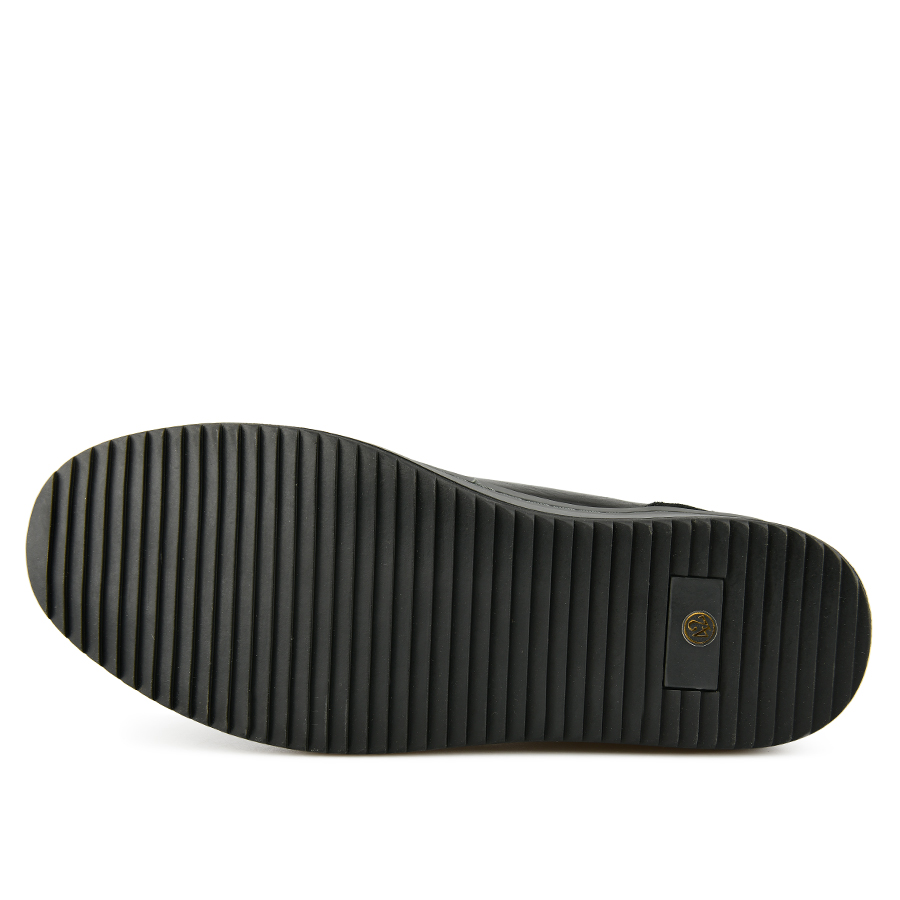 botine bărbați piele naturală negru 4