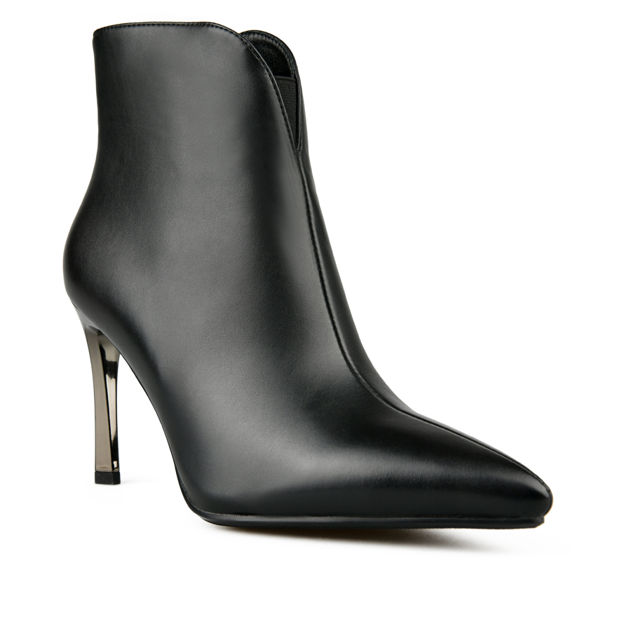 botine damă piele ecologică negru 1