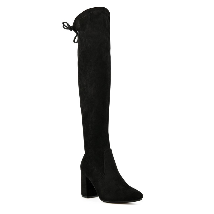 cizme damă textil negru 1