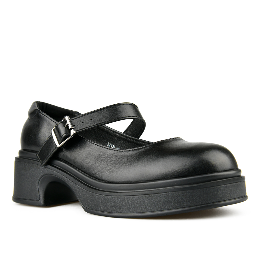 γυναικεία παπούτσια οικολογικό δέρμα μαύρο 3