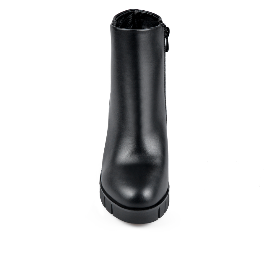 botine damă piele ecologică negru 3