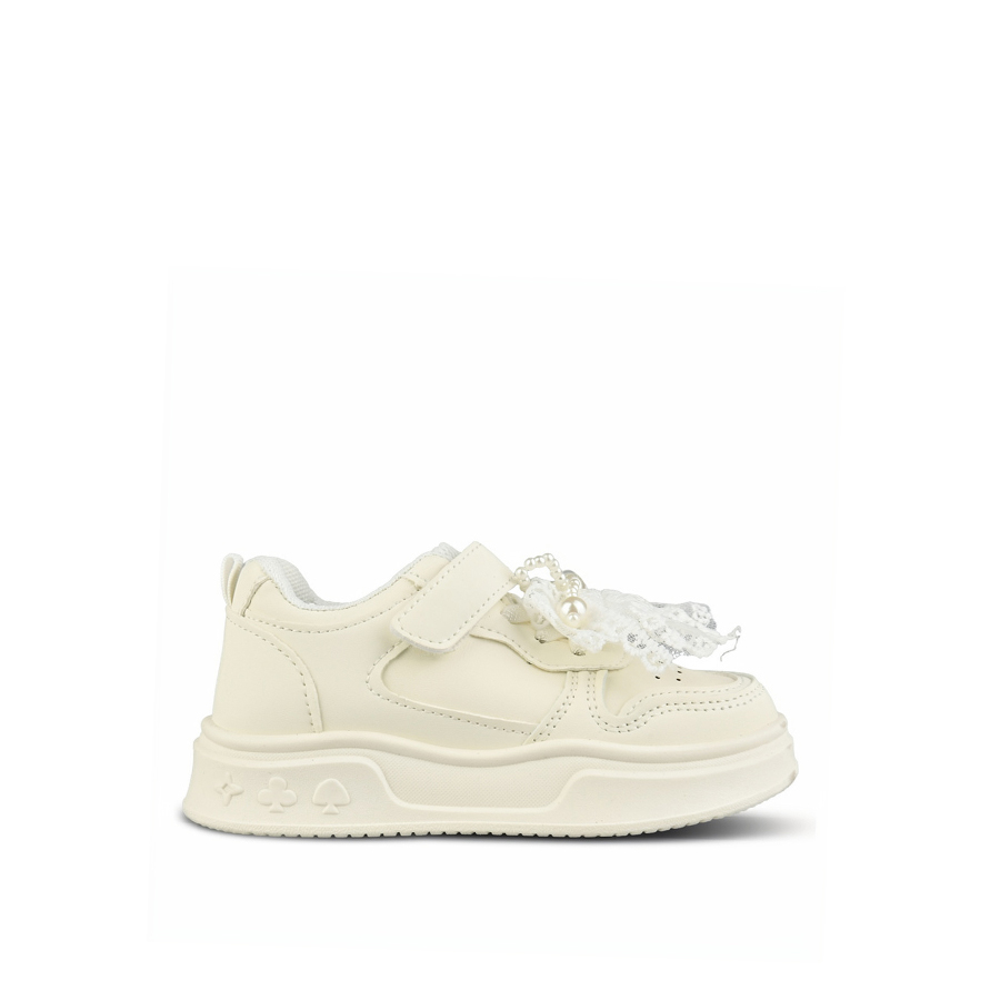 adidași copii piele ecologică alb 0